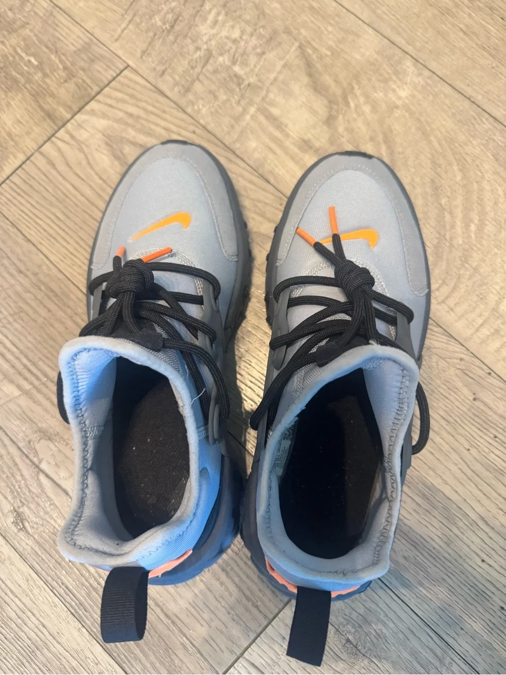 Nike Presto React Sneaker- Grey and Orange